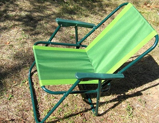 Раскладное кресло для отдыха на природе своими руками